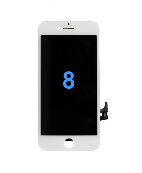 Platinum LCD Assembly for use with iPhone 8 (White)