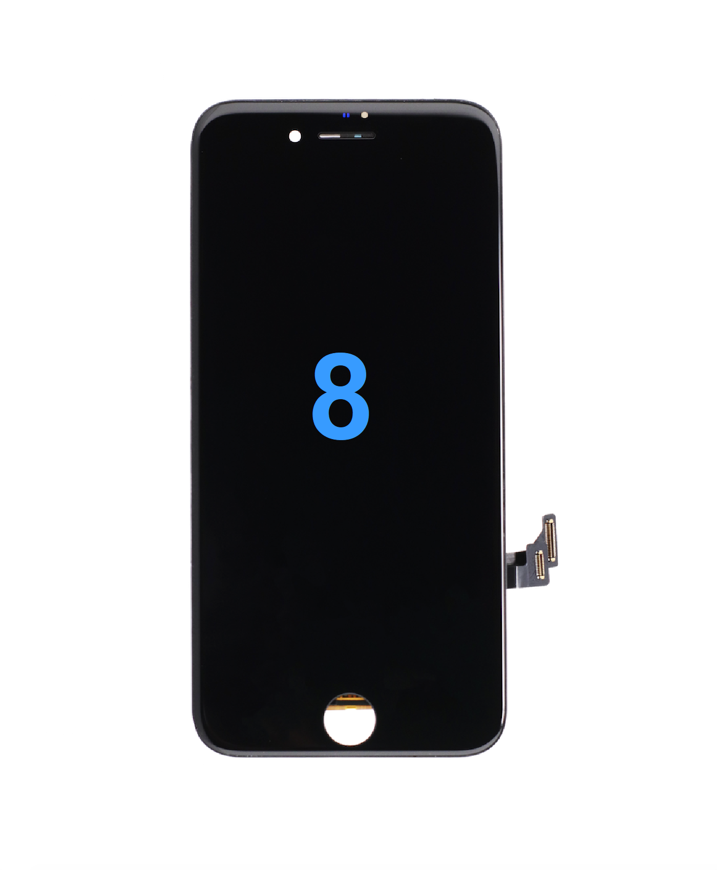 Platinum LCD Assembly for use with iPhone 8 (Black)