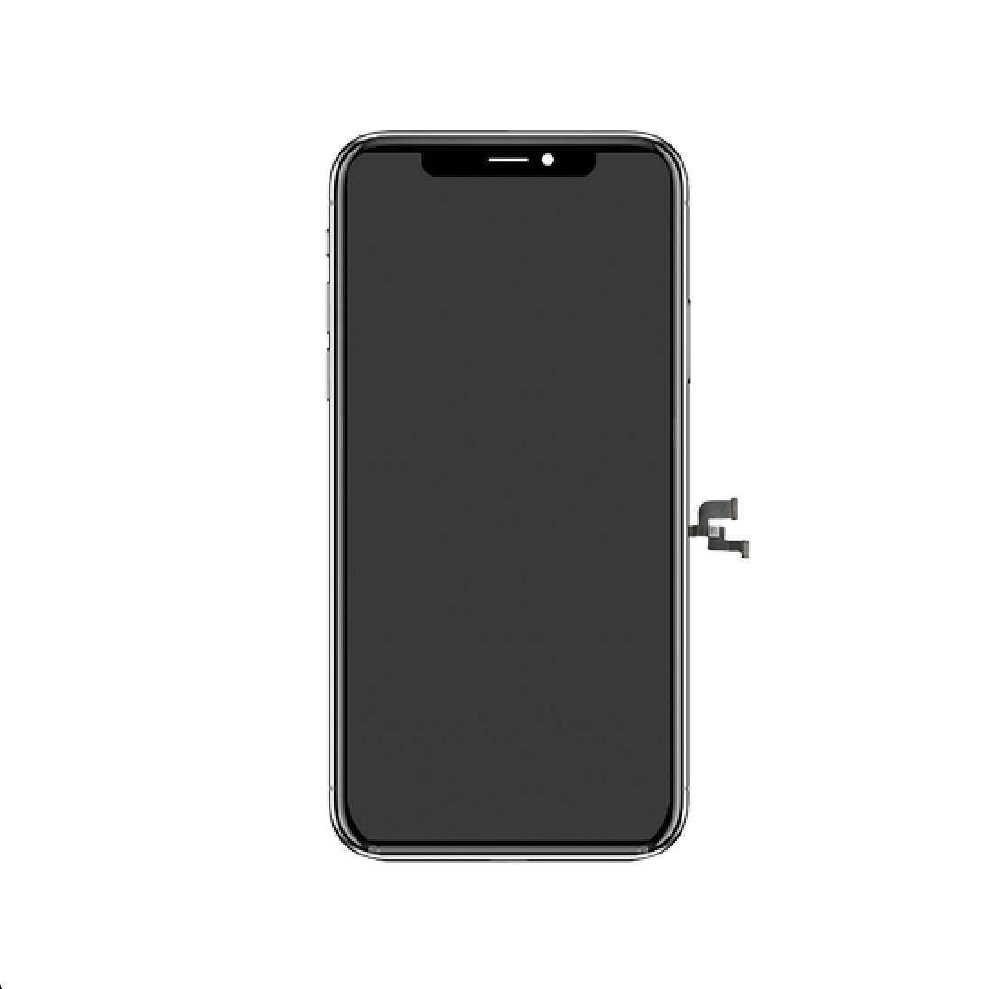 Platinum Soft OLED (FOG) for use with iPhone X (Black)